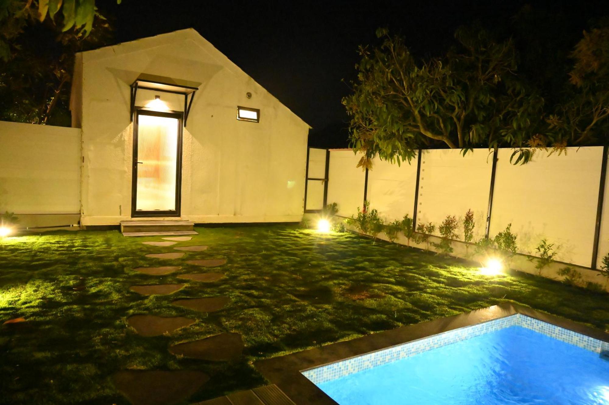 Aura Farms - Private Pool Cottages Rāmanagaram Extérieur photo